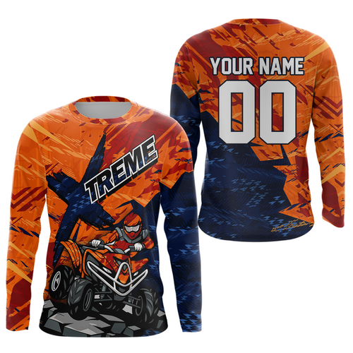 Orange ATV Racing Jersey Custom ATV Motocross Shirt ATV Jersey