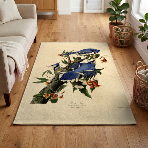 Blue Jay Vintage Field Plate Area Rug