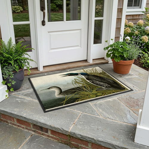 Common Loon Vintage Field Plate Doormat