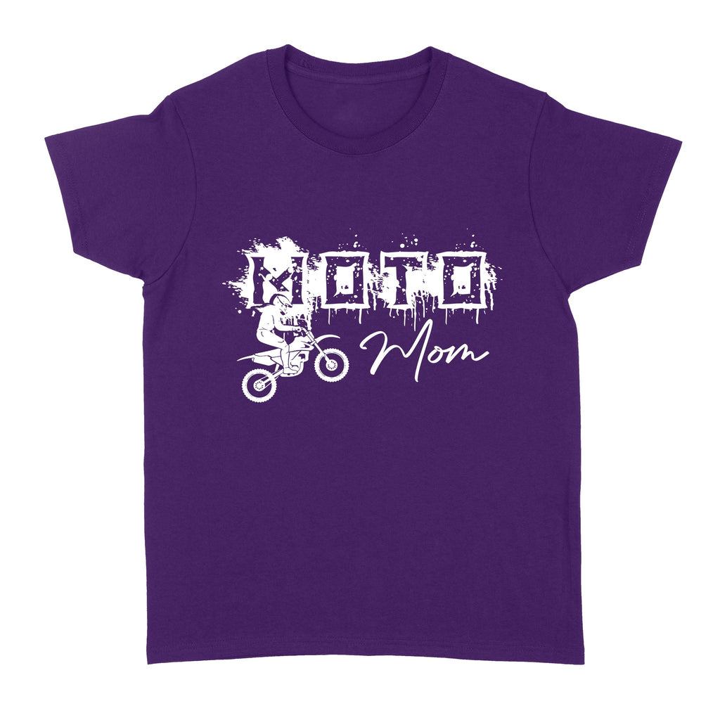 Moto Mom T-shirt, Cool Biker Mom Shirt, Motorcycle Shirt for Mom Mother's Day Gift, Motocross Mom