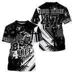 BMX 4 Life Black BMX jersey + BMX bike shirt adult bicycle motocross cycling gear