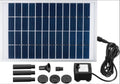 Solar panel fountain pump kit