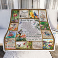 Hummingbird I Never Left You Comfy Sofa - All Fleece Throw Blanket