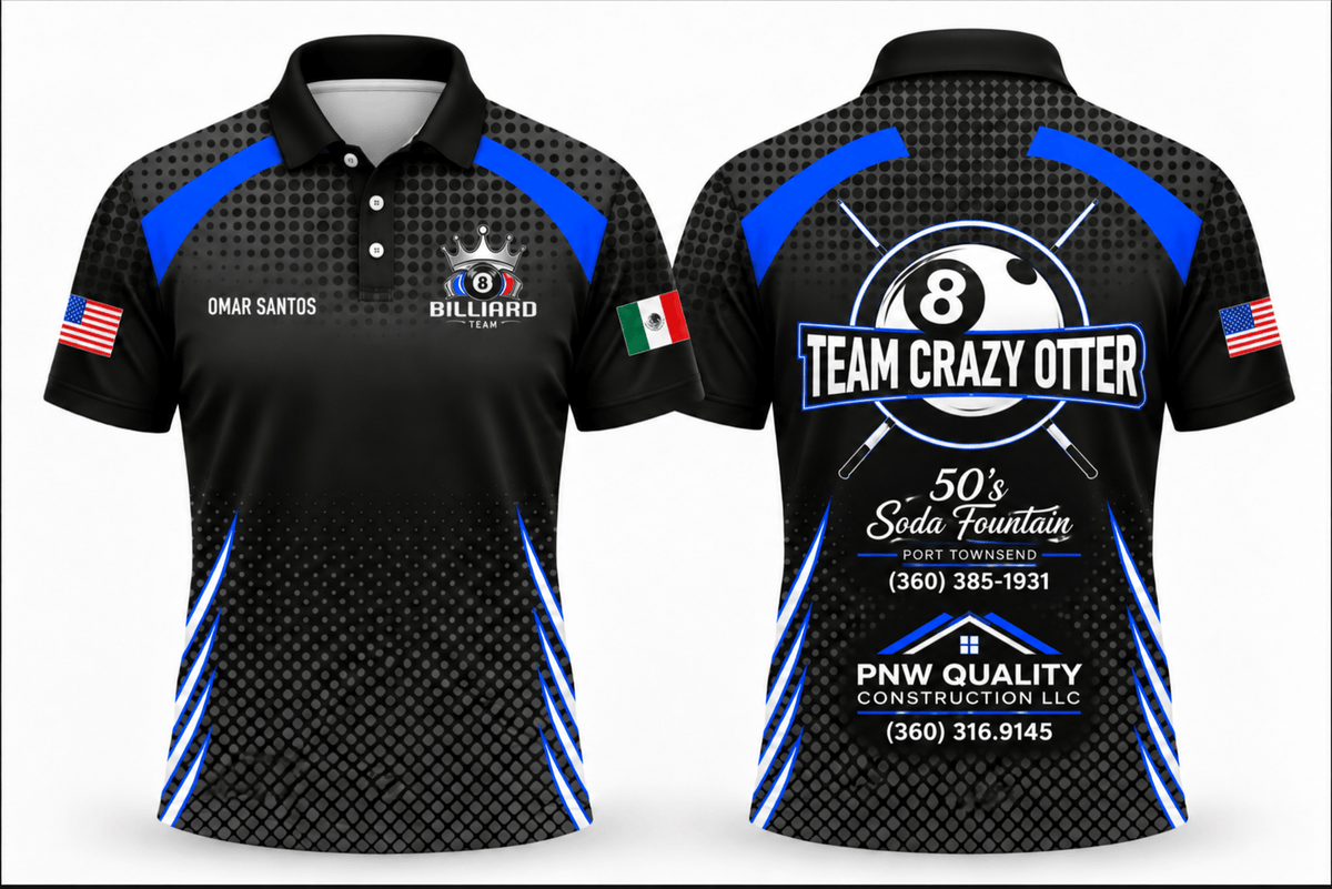Ball Pool Billiard Shirts Custom Name, Custom Team Name Shirts, Personalized Billiard Team Polo Shirt