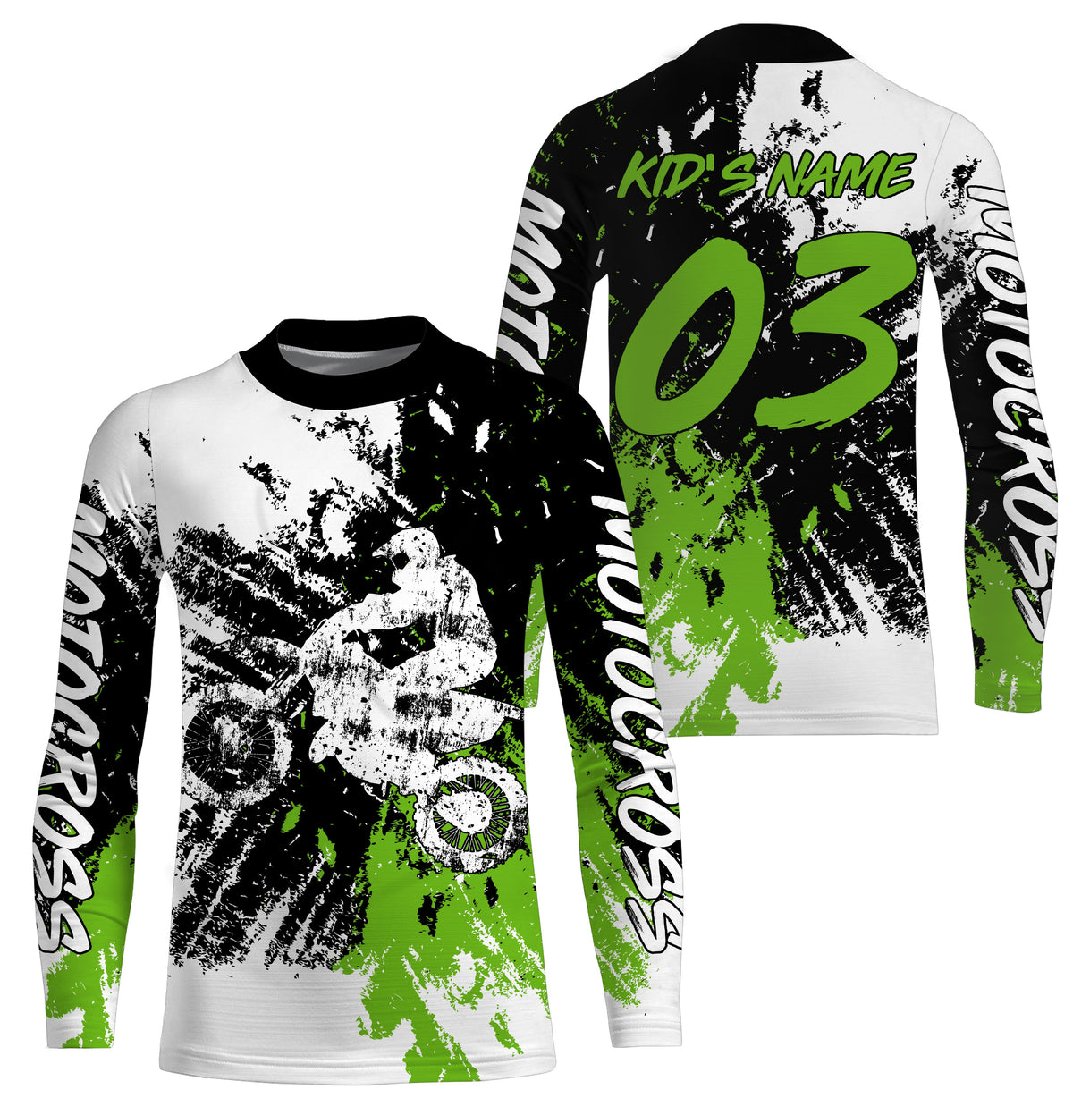 Custom motocross jersey adult& UV dirt bike MX racing shirt motorcycle off-road biker racewear