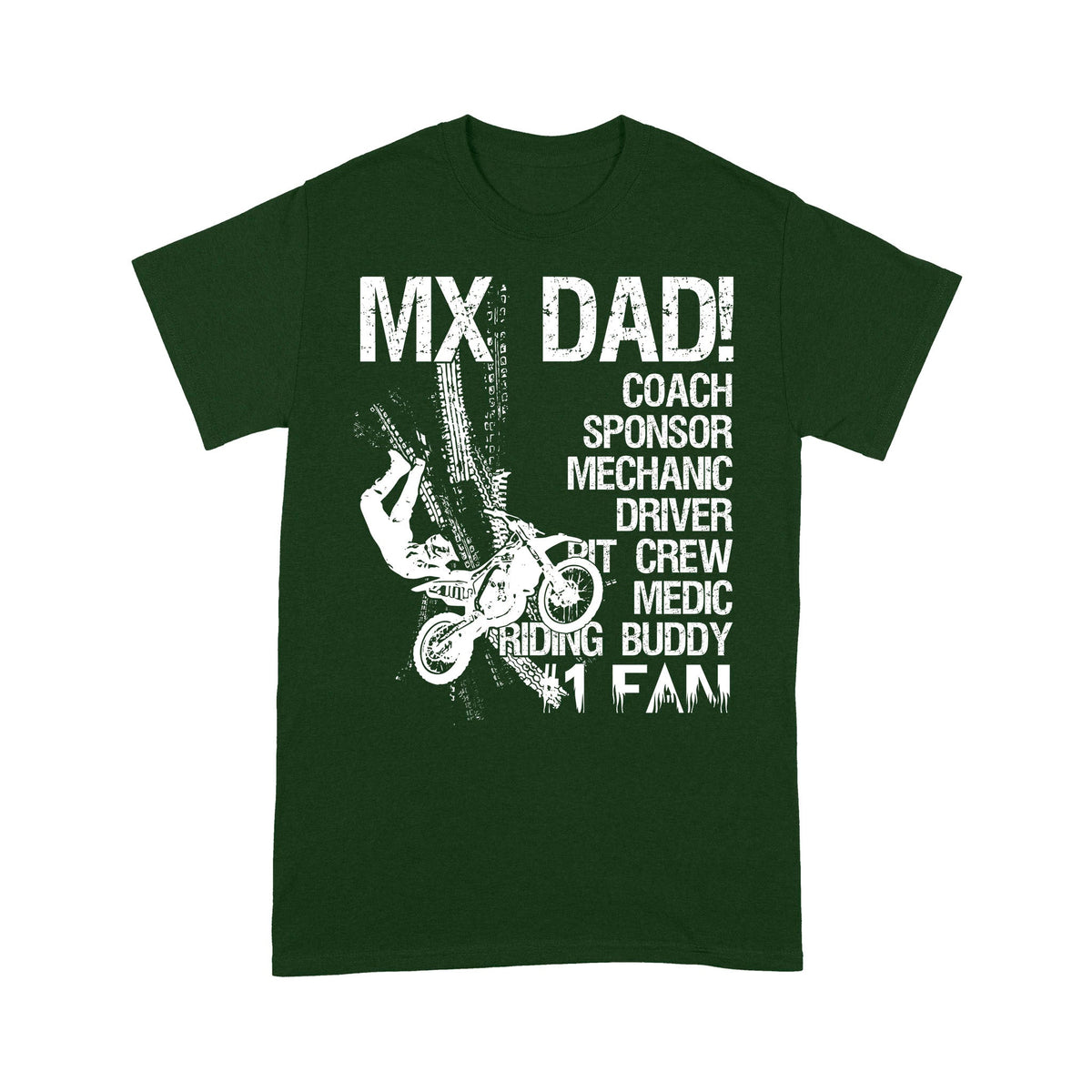MX Dad T-shirt Biker Motocross Dad Racing Father's Day Gift for Dad Rider