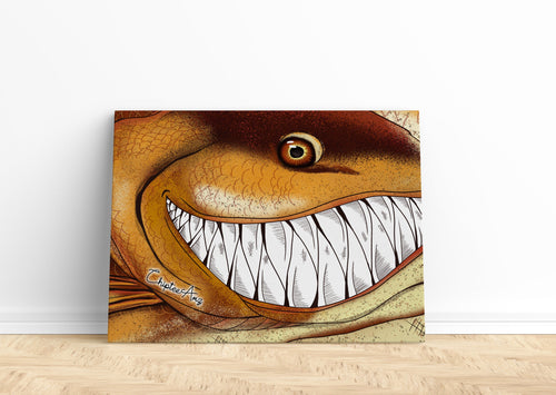 Funny Redfish fishing art Matte Canvas 's art Redfish wall art