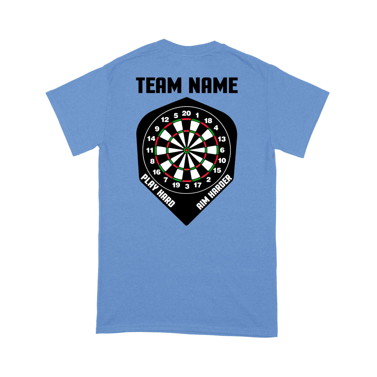 Play Hard Aim Harder Custom Dart Team Shirts And, Darts Gift