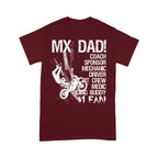 MX Dad T-shirt Biker Motocross Dad Racing Father's Day Gift for Dad Rider