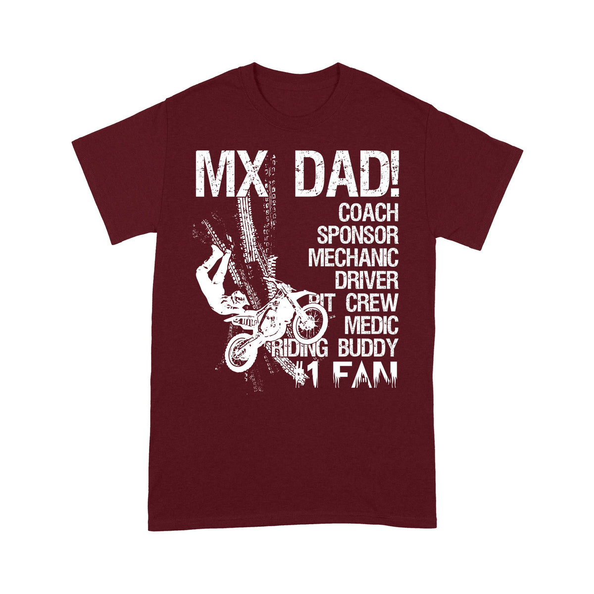 MX Dad T-shirt Biker Motocross Dad Racing Father's Day Gift for Dad Rider