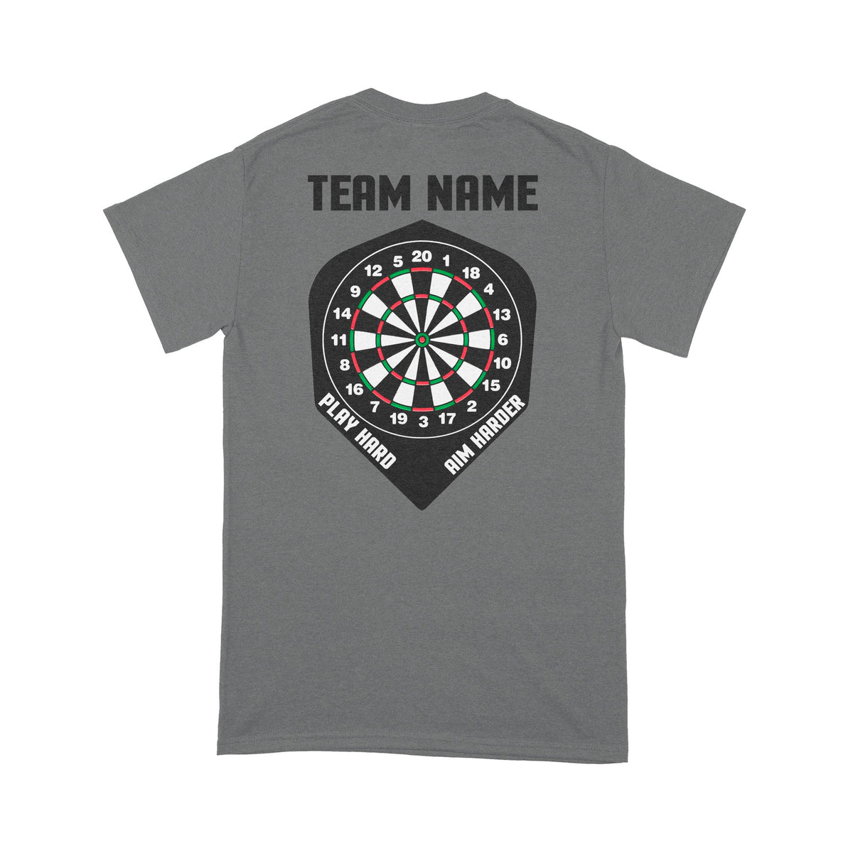 Play Hard Aim Harder Custom Dart Team Shirts And, Darts Gift