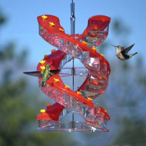 Double Spiral Hummingbird Feeder