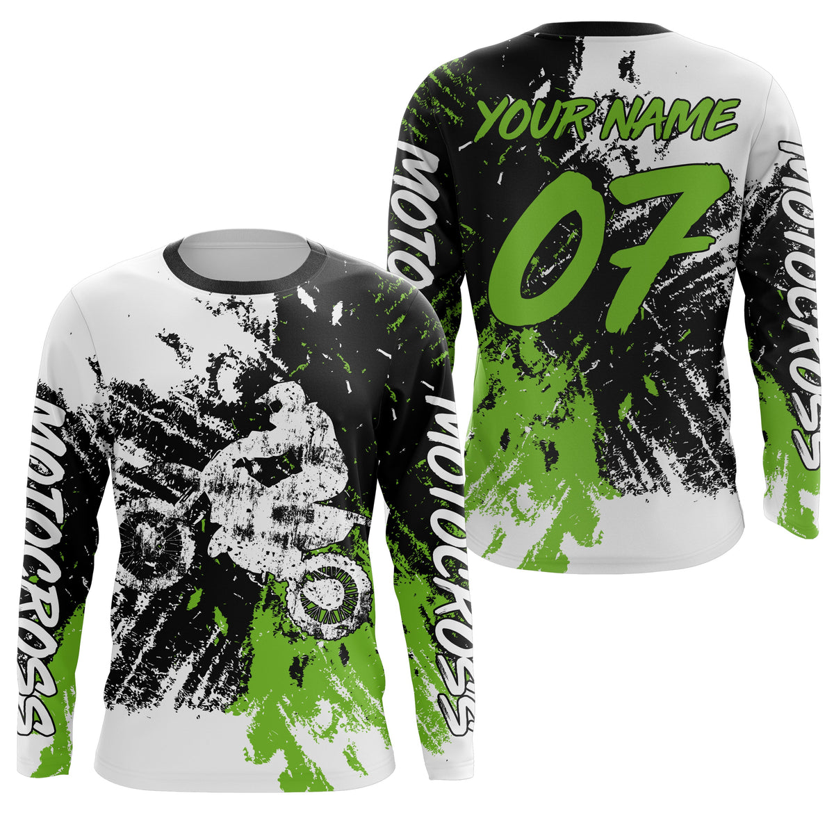 Custom motocross jersey adult& UV dirt bike MX racing shirt motorcycle off-road biker racewear