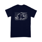 Coon hunting American flag, racoon hunter shirt - Standard T-shirt