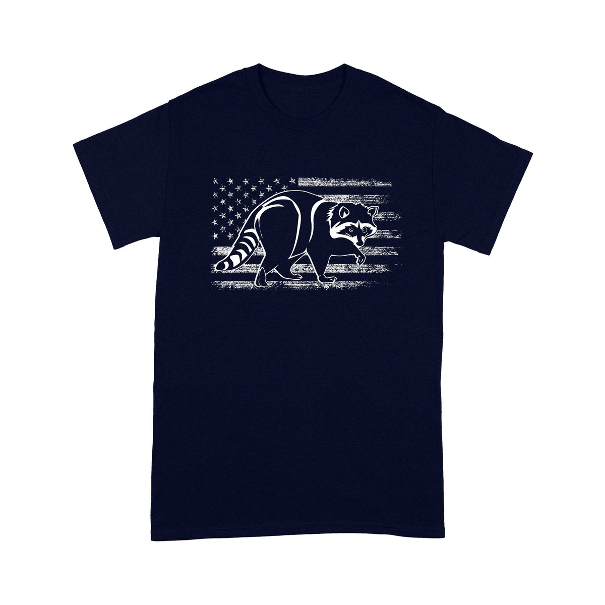 Coon hunting American flag, racoon hunter shirt - Standard T-shirt