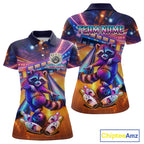 Funny Raccoon Bowling Custom Bowling League Jersey Polo & 1/4-Zip Bowling Outfit