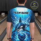 Custom Orca Bowling Team Shirt Ocean Bowling Jersey