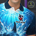 Custom Orca Bowling Team Shirt Ocean Bowling Jersey