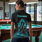 Custom Grim Reaper Billiard Shirts Pirate 8 Ball Billiard Pool Jersey