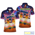 Custom Team of Four Chickens Bowling Shirts Funny Bowling Jersey