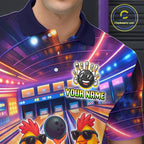 Custom Team of Four Chickens Bowling Shirts Funny Bowling Jersey
