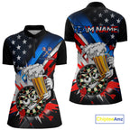 Custom American Flag Funny Beer Dart Shirt Dart Team Jersey Dartboard Outfit