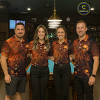 Custom Spider Skull 8 Ball Billiard Shirt Halloween Pool Billiard Jersey