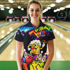 Custom Colorful Beer Bowling Shirts Funny Bowling Team Jersey Bowling Outfit