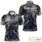 Smoke Grim Reaper Bowling Shirt Personalized Bowling Team Jersey