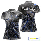 Smoke Grim Reaper Bowling Shirt Personalized Bowling Team Jersey