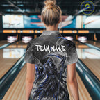 Smoke Grim Reaper Bowling Shirt Personalized Bowling Team Jersey