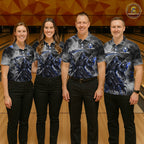Smoke Grim Reaper Bowling Shirt Personalized Bowling Team Jersey