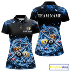 Custom Ice Whiskey Billiard Shirt 8 Ball & 9 Ball Pool Jersey