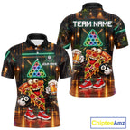 Custom Pizza & Beer Billiard Shirts 8 Ball Funny Pool Jersey