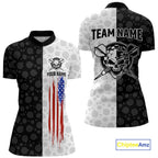 Custom American Flag Dart Team Shirt Skull Darts League Jersey