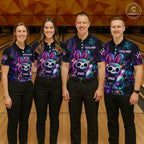 Custom Skull Bunny Bowling Shirt Gothic Bowling League Jersey
