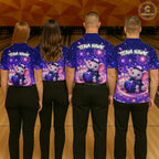 Custom Funny Elephant Firework Bowling Team Shirt Bowling Jersey Polo & 1/4-Zip