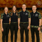 Custom Camouflage Bowling Shirt Bowling Team Jersey Polo & Quarter-Zip
