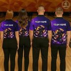 Custom Witch Cat Bowling Team Shirt Halloween Bowling Jersey Bowling Outfit