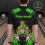 Custom Funny King Alligator Bowling Shirts Crown Bowling Jersey