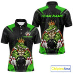 Custom Funny King Alligator Bowling Shirts Crown Bowling Jersey
