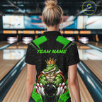Custom Funny King Alligator Bowling Shirts Crown Bowling Jersey