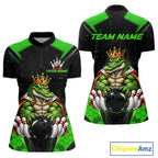 Custom Funny King Alligator Bowling Shirts Crown Bowling Jersey
