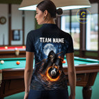 Custom Grim Reaper Billiards Team Shirt 8 Ball Pool Jersey Billiard Outfit