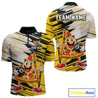Custom Funny Pizza Billiard Shirt 8 Ball Billiard Pool Jersey