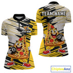 Custom Funny Pizza Billiard Shirt 8 Ball Billiard Pool Jersey