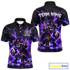 Custom Wizard Raccoon 8 Ball Billiard Shirt Pool Billiard Jersey