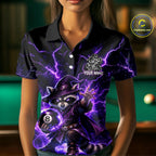 Custom Wizard Raccoon 8 Ball Billiard Shirt Pool Billiard Jersey