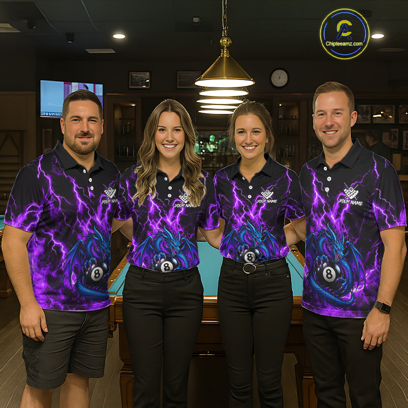 Custom Wizard Raccoon 8 Ball Billiard Shirt Pool Billiard Jersey
