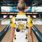 Custom Funny Beer Bowling Team Shirts Bowling League Jersey